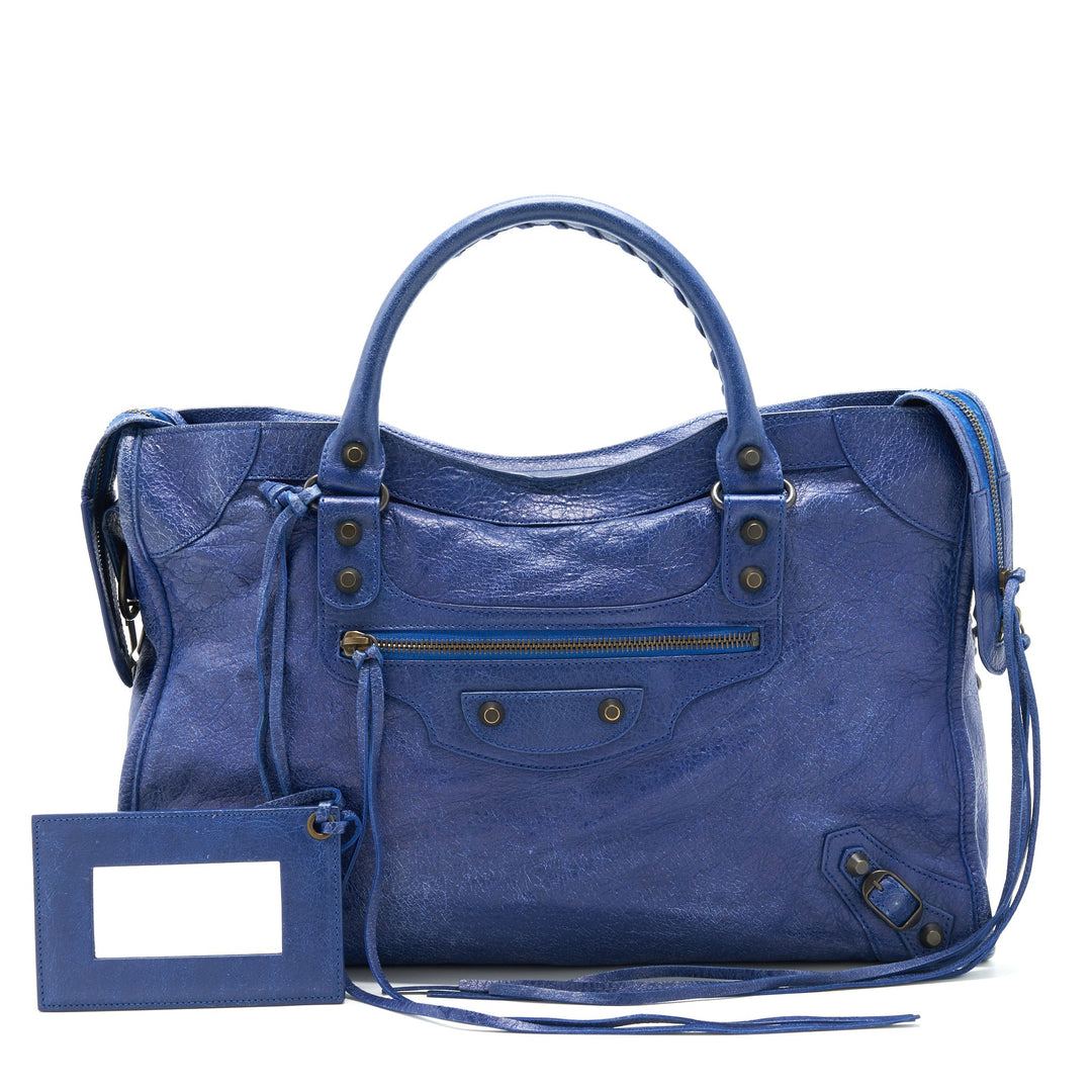 Top Quality Balenciaga Classic City Bag Blue