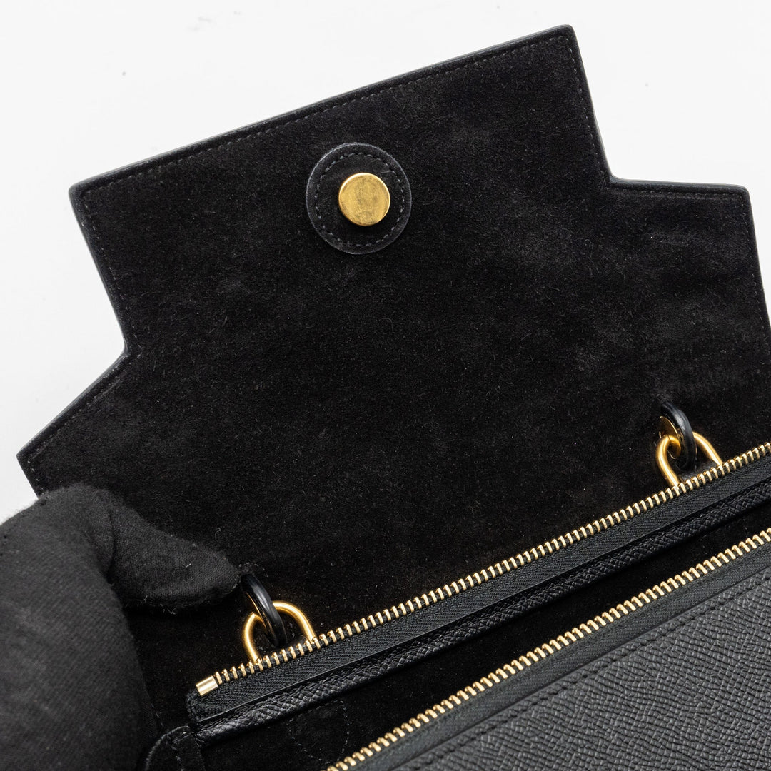 Celine Micro Belt Bag Calfskin Black