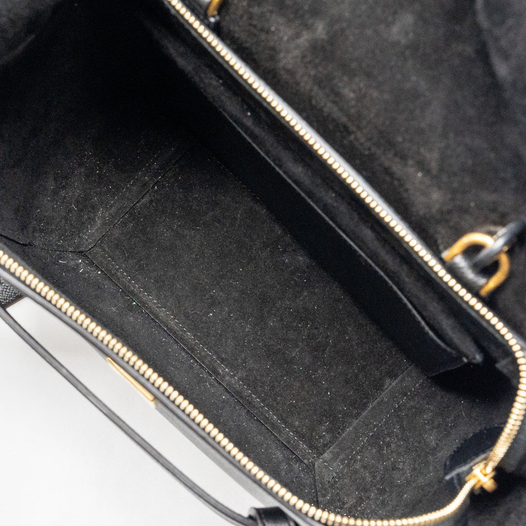 Celine Micro Belt Bag Calfskin Black