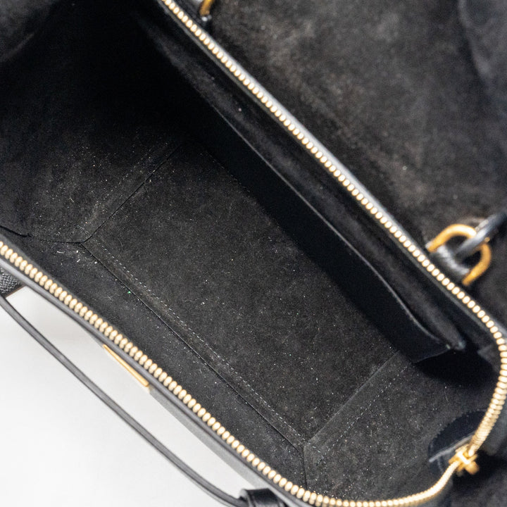 Celine Micro Belt Bag Calfskin Black