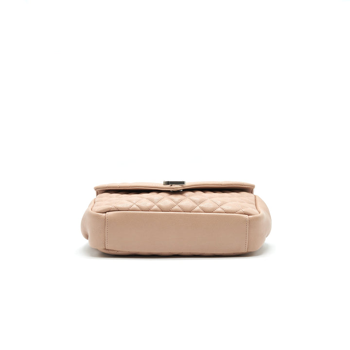 Saint Laurent Monogram Envelope Bag Dusty Rose