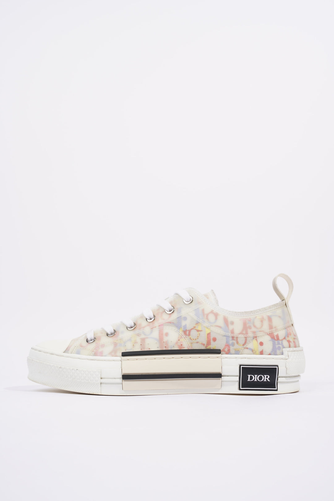 Christian Dior Womens B23 Low Top White / Multi EU 39 / UK 6
