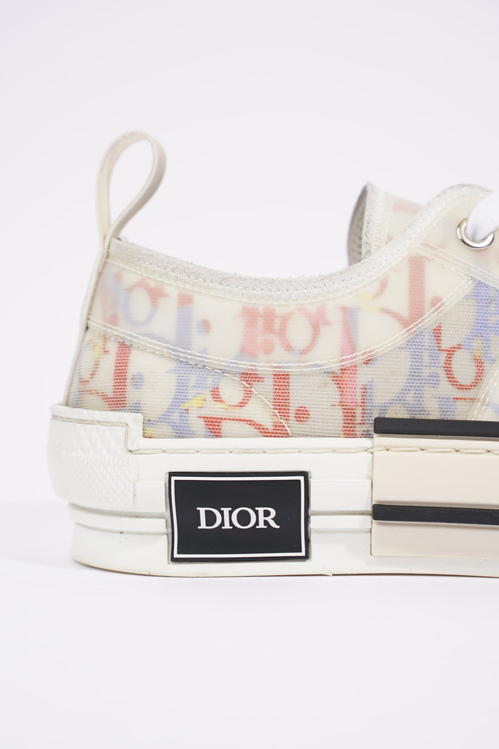 Christian Dior Womens B23 Low Top White / Multi EU 39 / UK 6