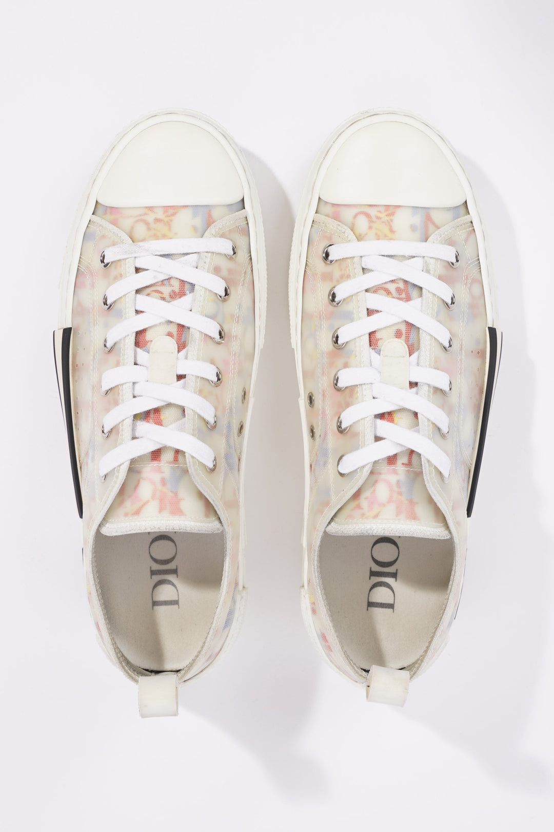 Christian Dior Womens B23 Low Top White / Multi EU 39 / UK 6