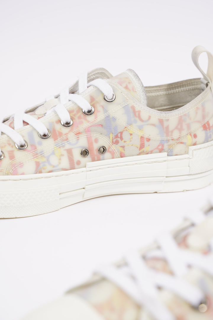 Christian Dior Womens B23 Low Top White / Multi EU 39 / UK 6