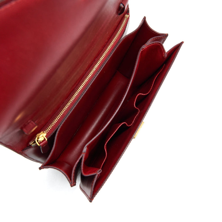 Top Quality Celine Medium Classic Box Bag red