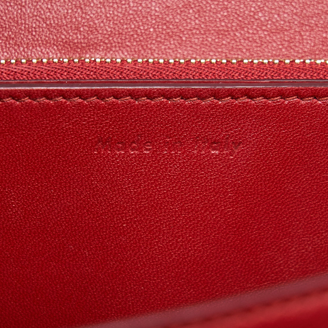 Celine Medium Classic Box Bag red