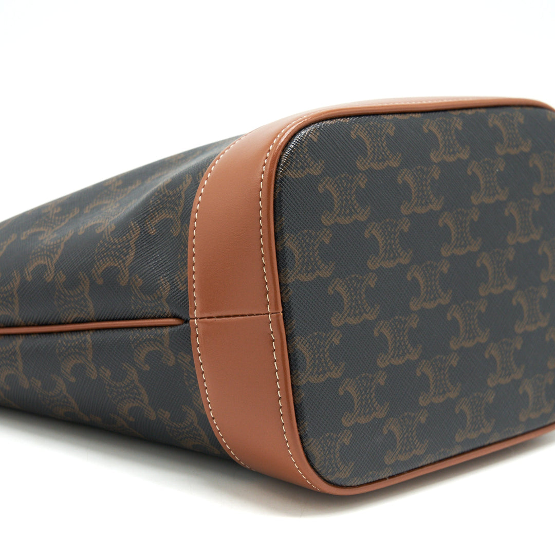 Celine Small Bucket Gold Triomphe