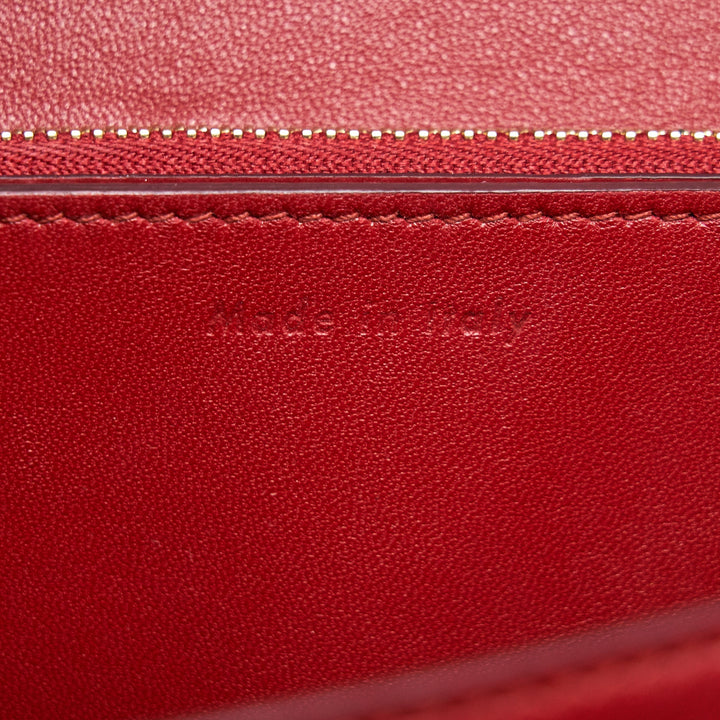 Top Quality Celine Medium Classic Box Bag red