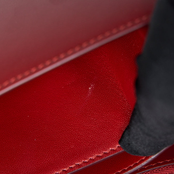 Celine Medium Classic Box Bag red