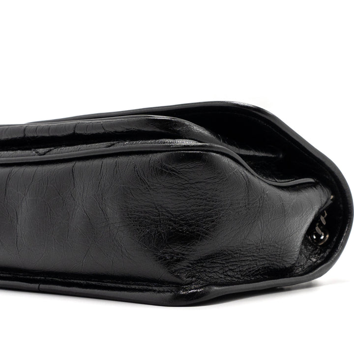 Saint Laurent/YSL Niki Baby Bag vintage Calfskin Black ruthenium hardware