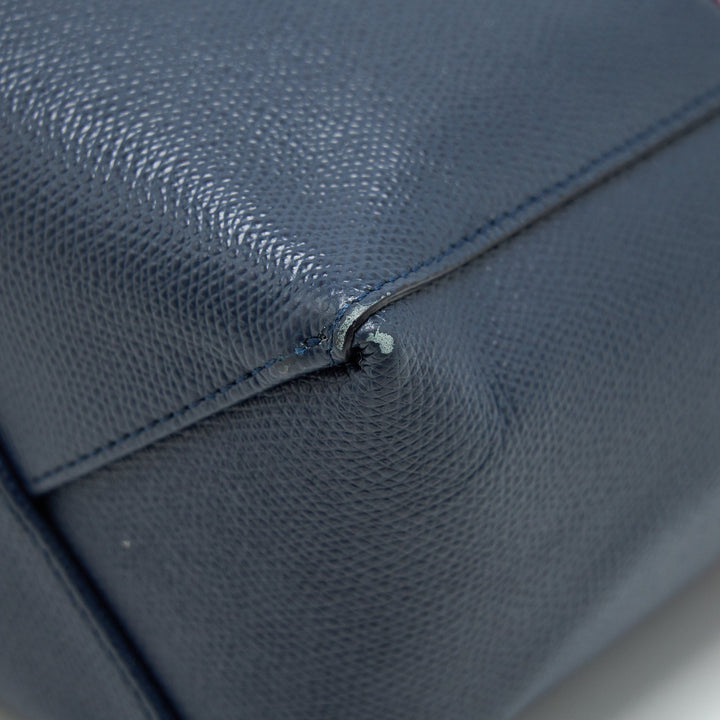 Top Quality Celine Small Vertical Cabas Bag Plum/Steel blue
