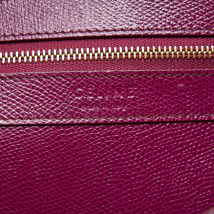 Top Quality Celine Small Vertical Cabas Bag Plum/Steel blue