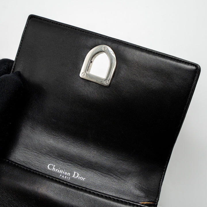 Top quality Dior Mini Top quality Diorama Bag Calfskin Black