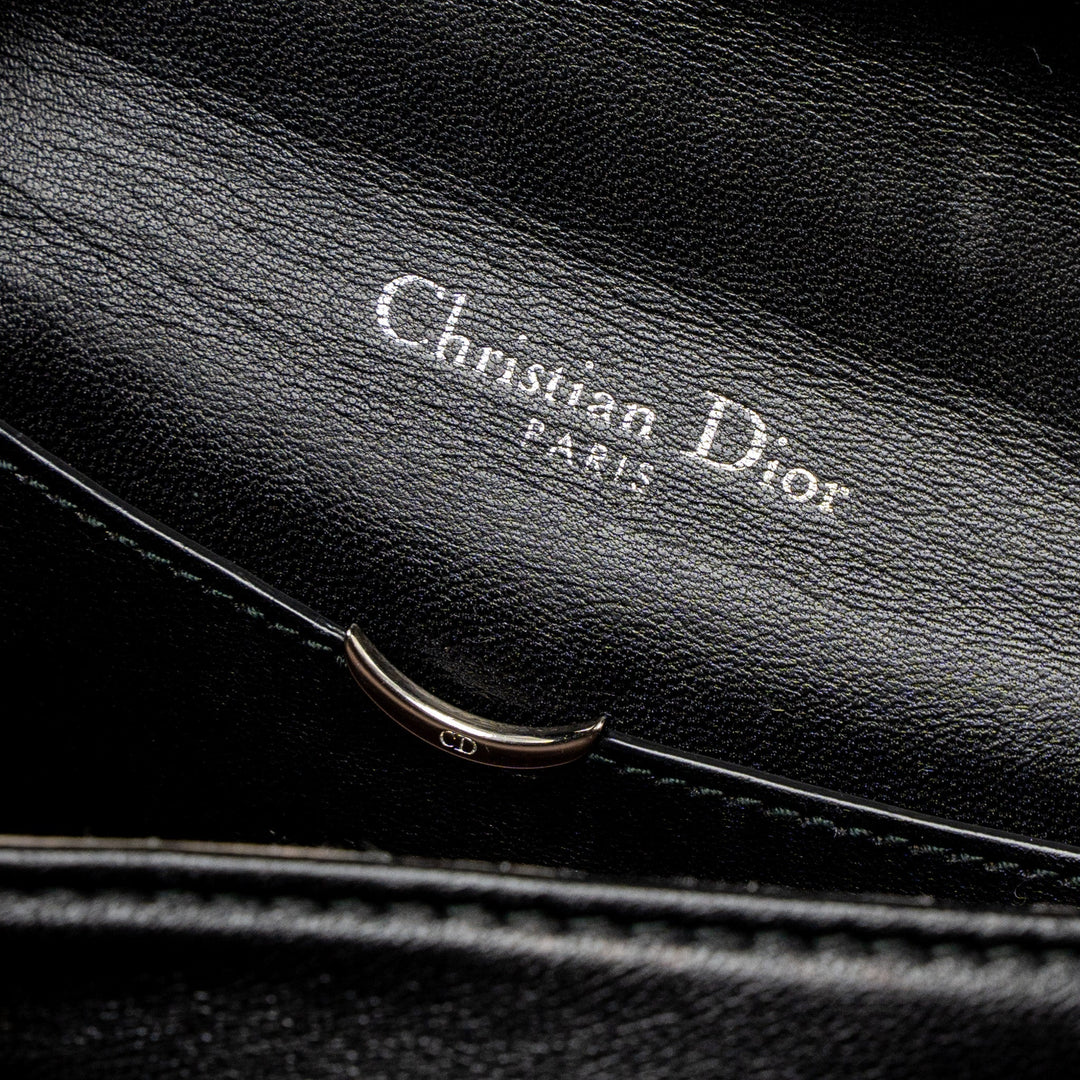 Top quality Dior Mini Top quality Diorama Bag Calfskin Black