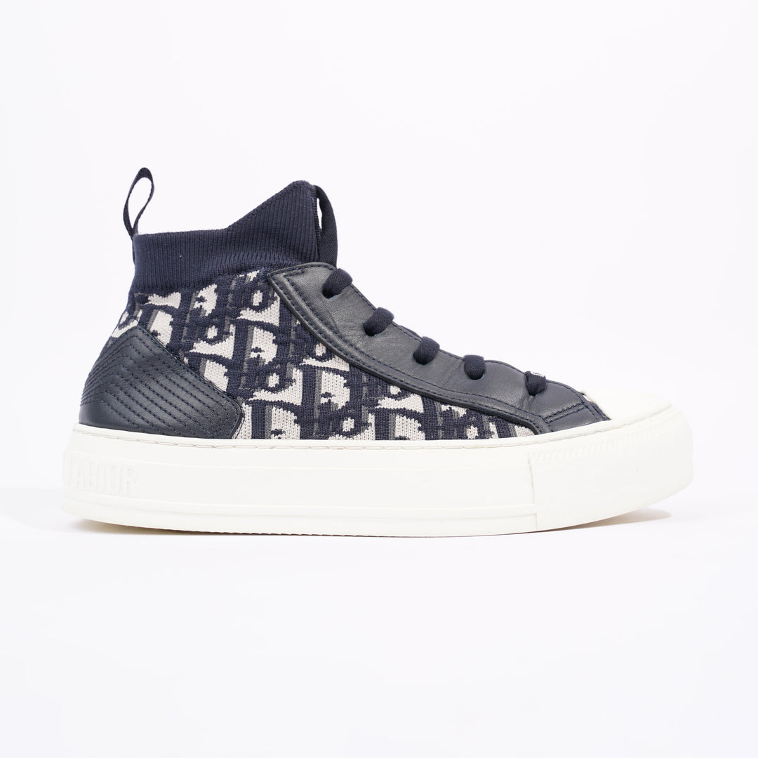 Christian Dior Womens Walk n' Dior Navy EU 35.5 / UK 2.5