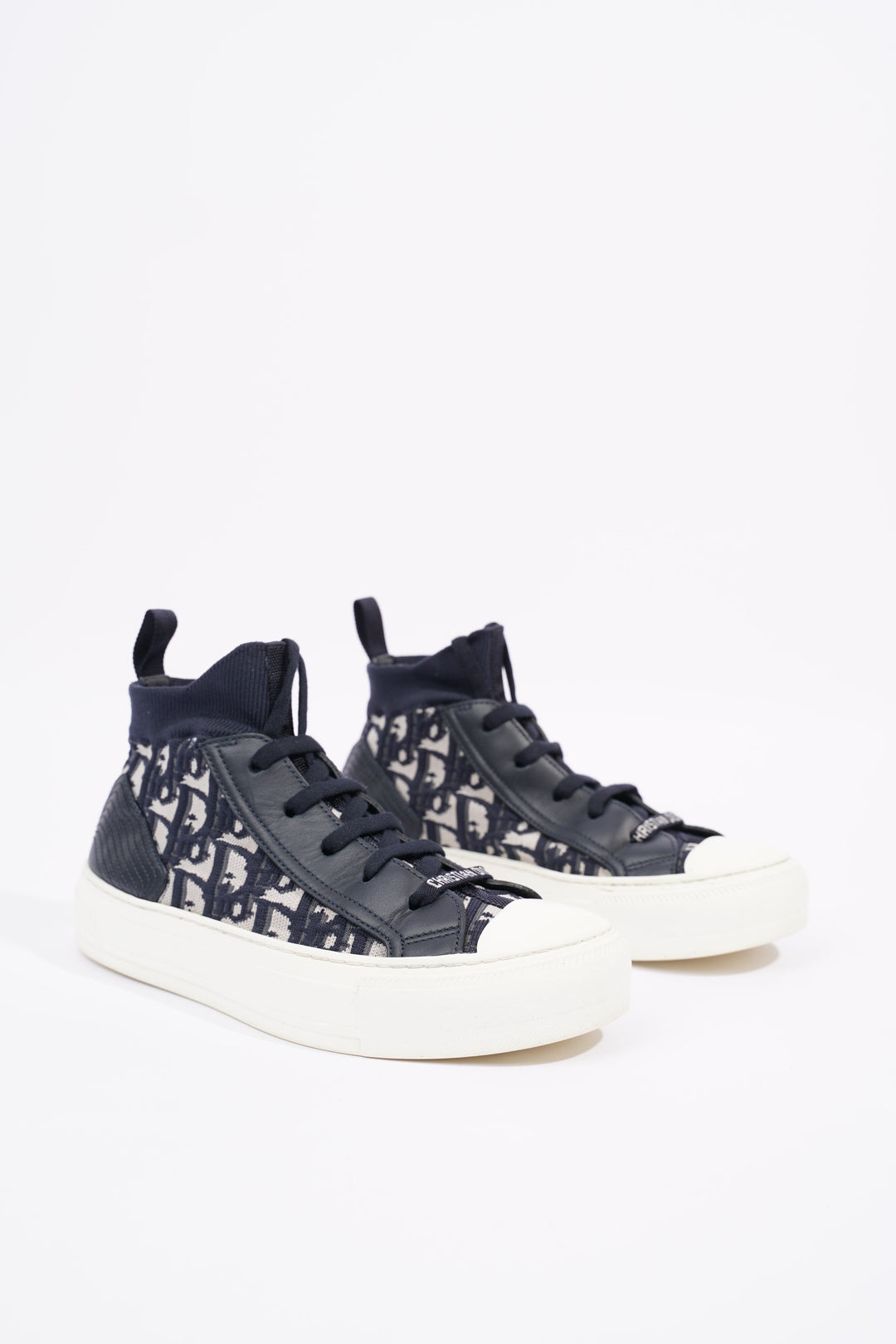 Christian Dior Womens Walk n' Dior Navy EU 35.5 / UK 2.5