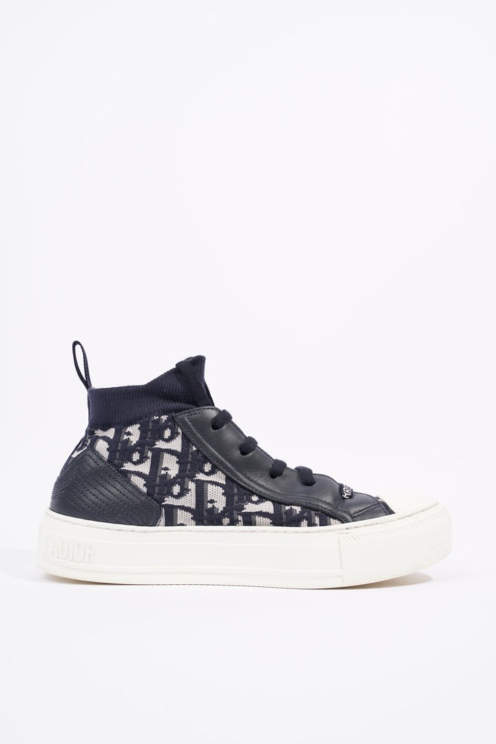 Christian Dior Womens Walk n' Dior Navy EU 35.5 / UK 2.5