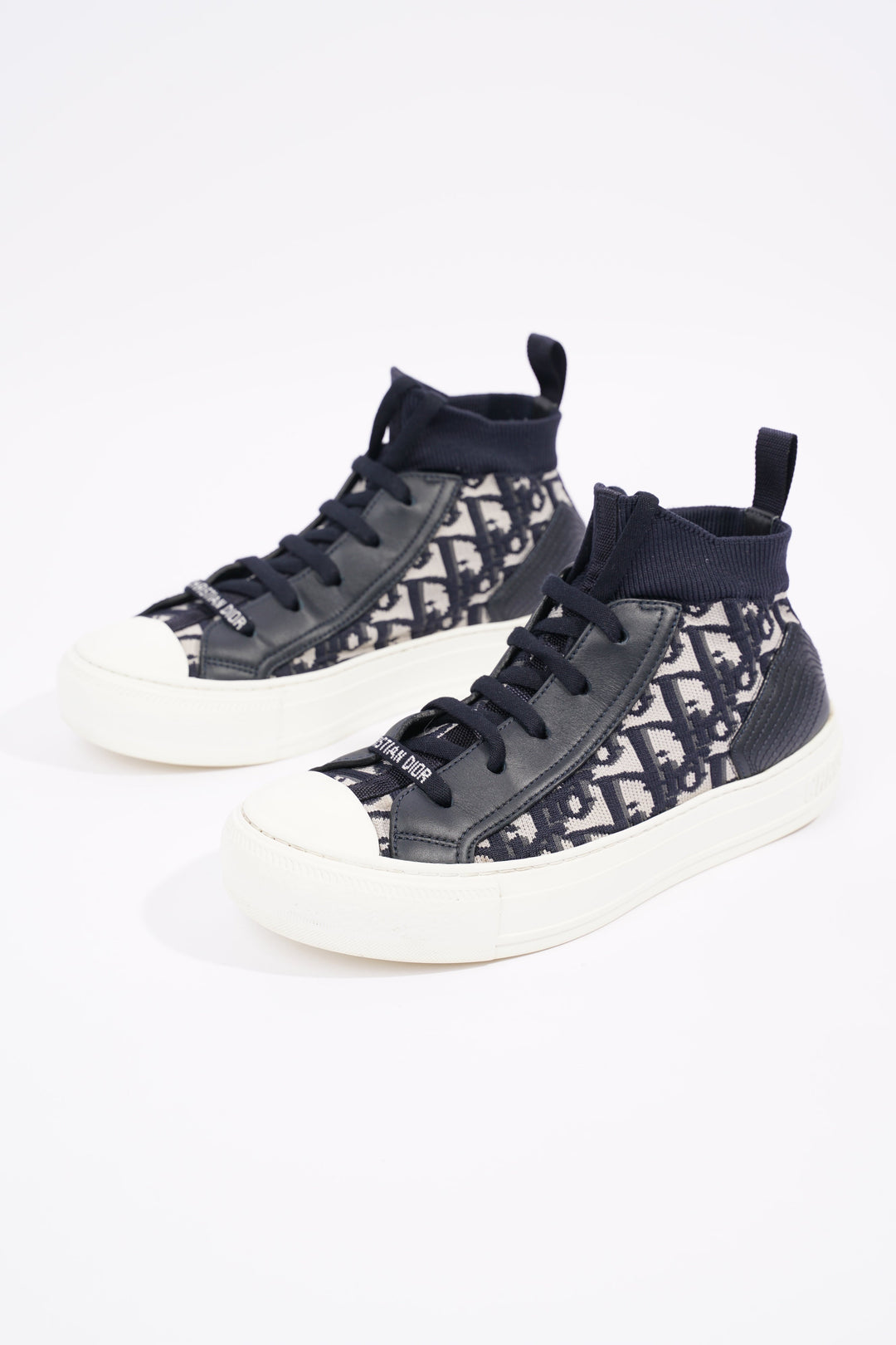 Christian Dior Womens Walk n' Dior Navy EU 35.5 / UK 2.5
