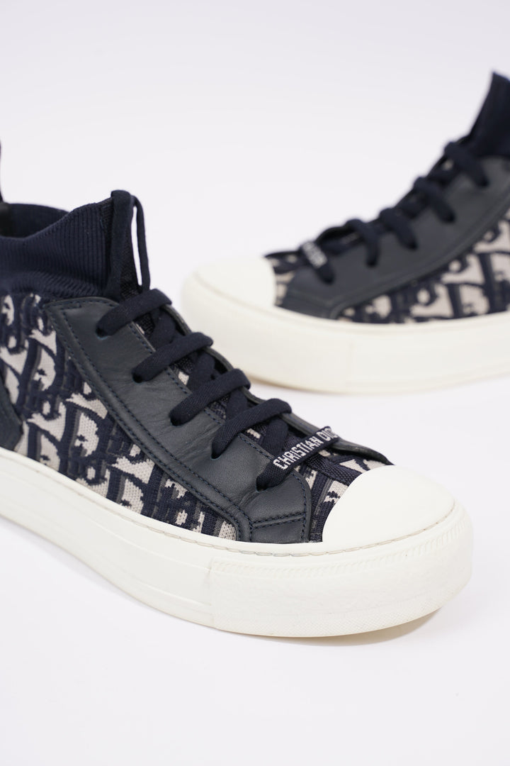 Christian Dior Womens Walk n' Dior Navy EU 35.5 / UK 2.5