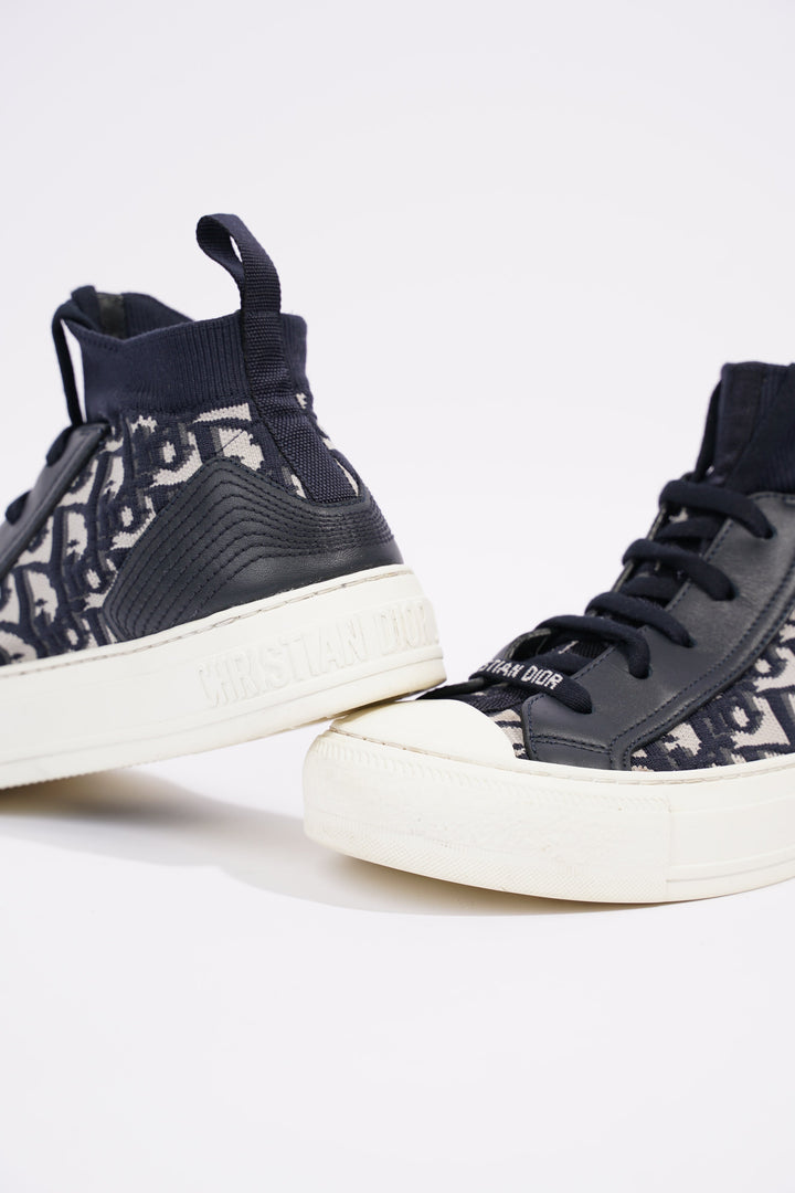 Christian Dior Womens Walk n' Dior Navy EU 35.5 / UK 2.5