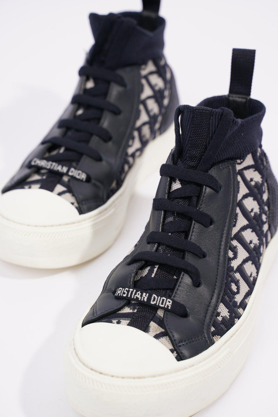 Christian Dior Womens Walk n' Dior Navy EU 35.5 / UK 2.5