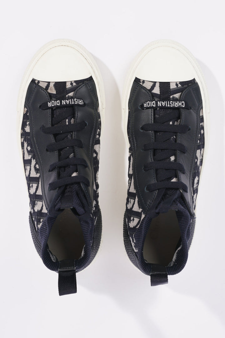 Christian Dior Womens Walk n' Dior Navy EU 35.5 / UK 2.5