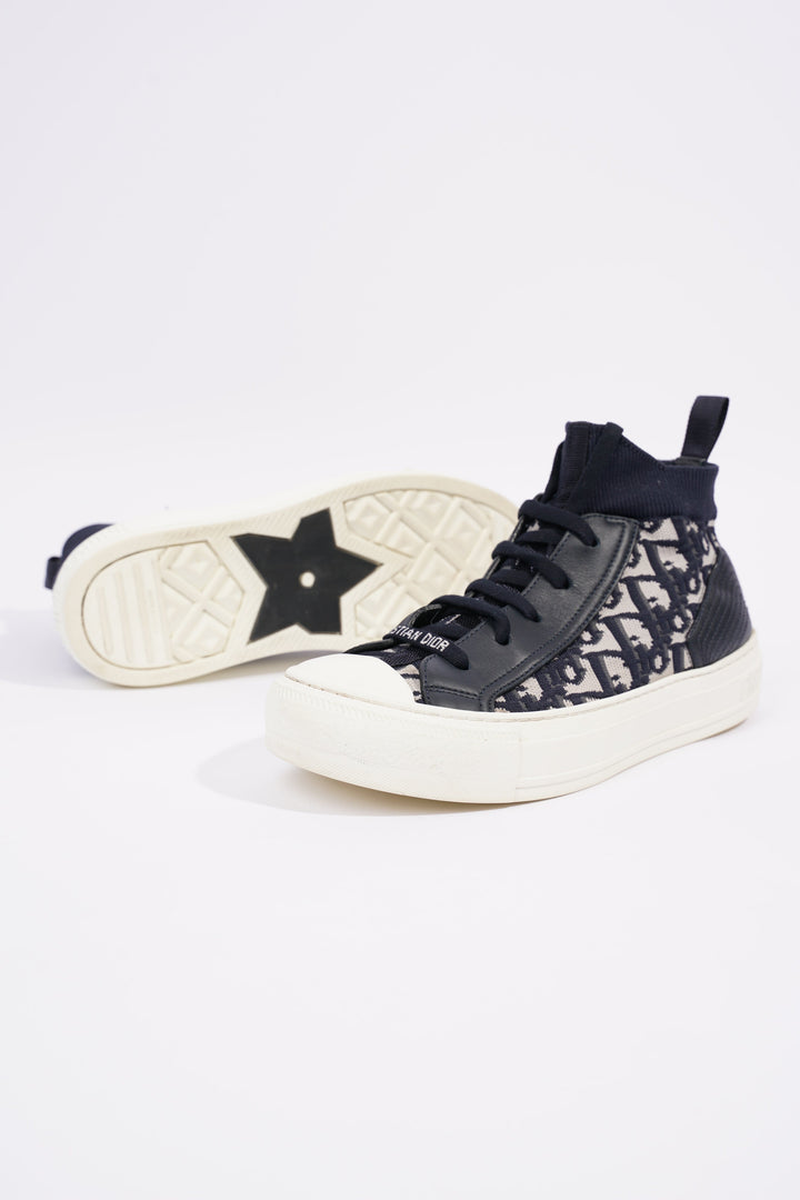 Christian Dior Womens Walk n' Dior Navy EU 35.5 / UK 2.5