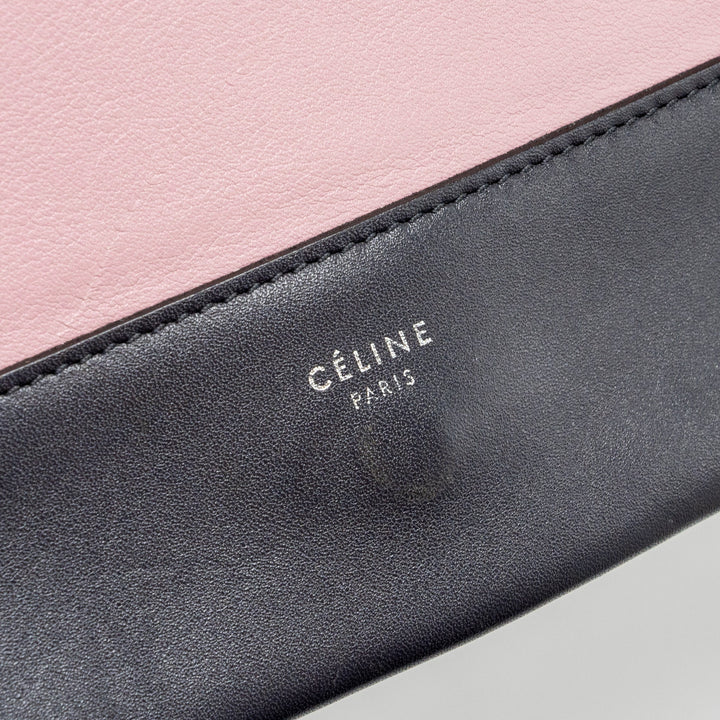 Celine Frame Bag Calfskin Pink/Grey