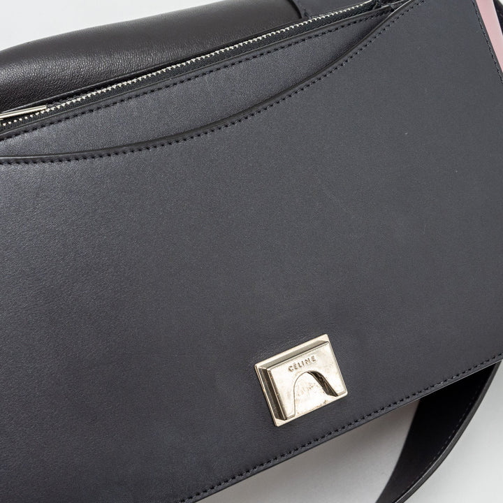 Celine Frame Bag Calfskin Pink/Grey
