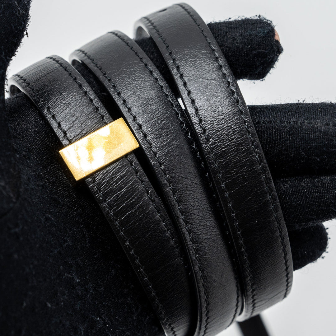 Celine mini classic box bag calfskin Black