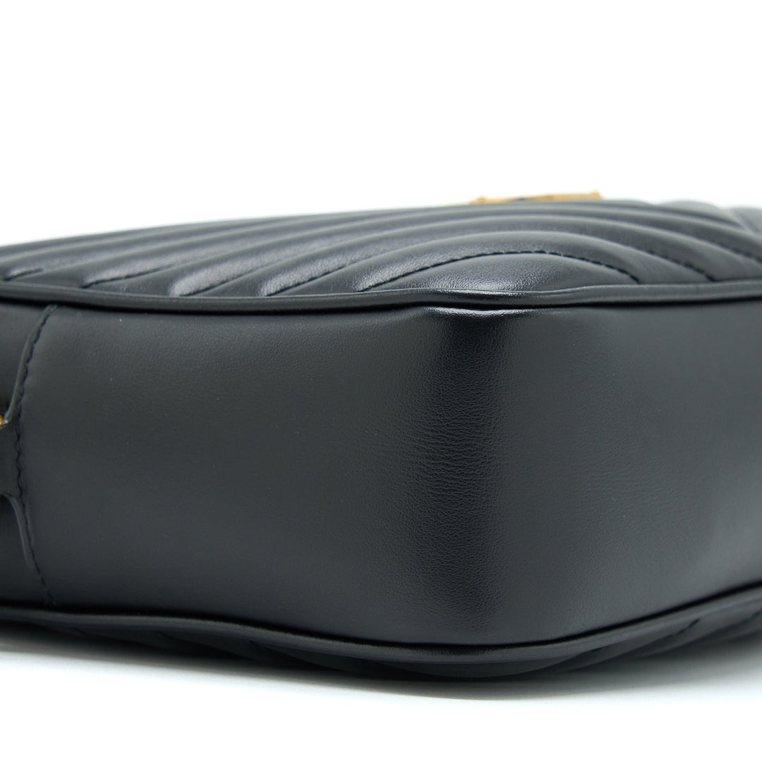 Saint Laurent/ YSL Lou Camera Bag Calfskin Black GHW