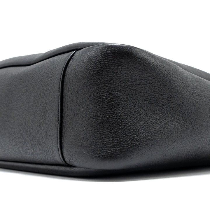 Saint Laurent/YSL Le 5 A 7 Supple Large Smooth Calfskin Black GHW
