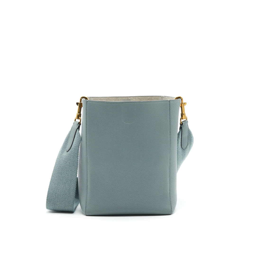 Top Quality Celine SMALL SANGLE BUCKET BAG IN GREY