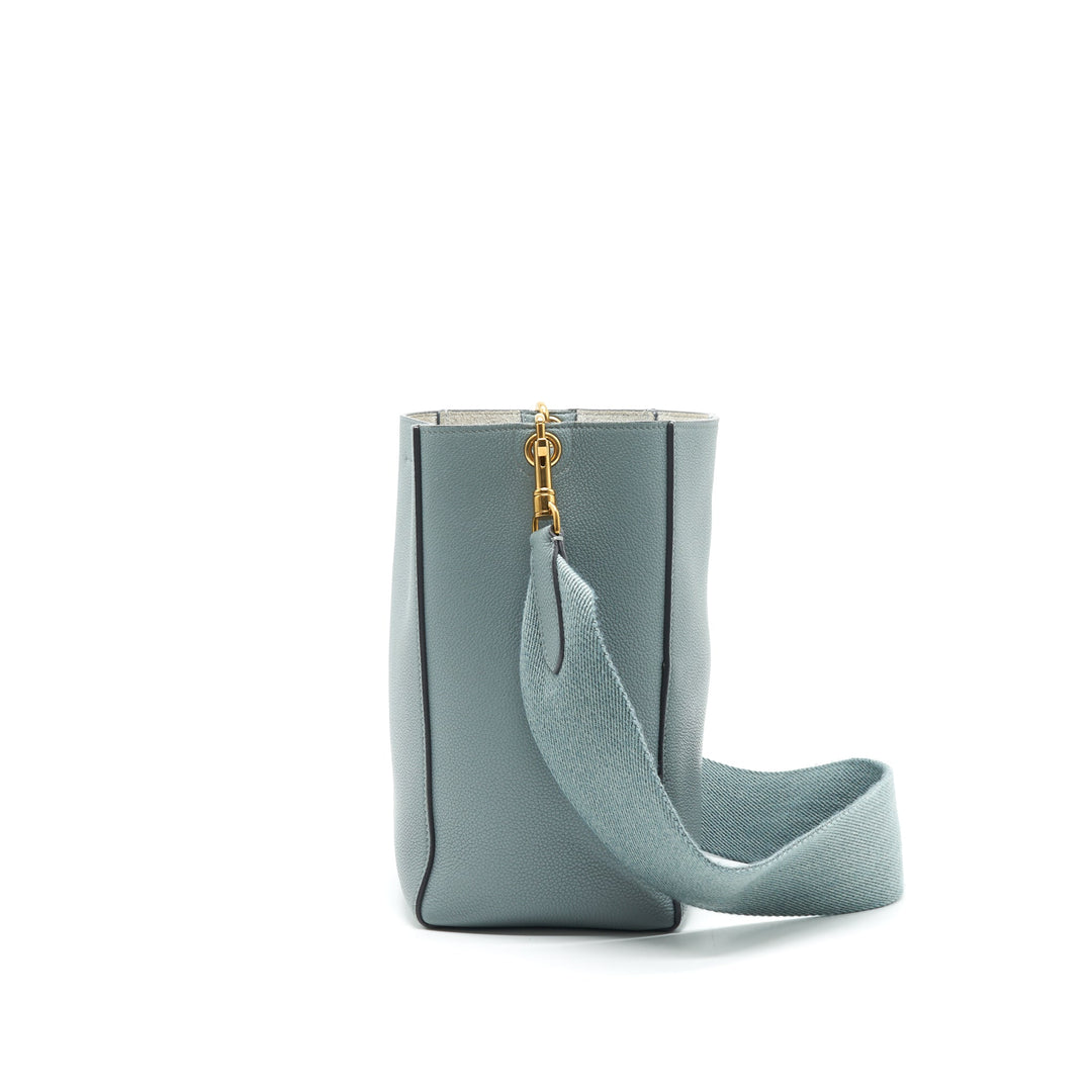 Top Quality Celine SMALL SANGLE BUCKET BAG IN GREY