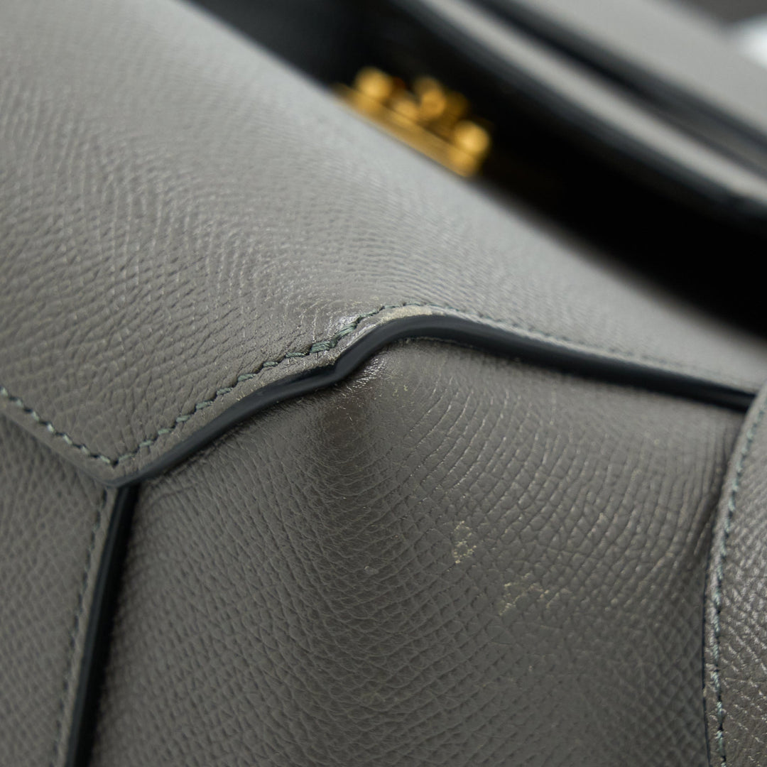 Celine Belt Bag Grained Calfskin Grey