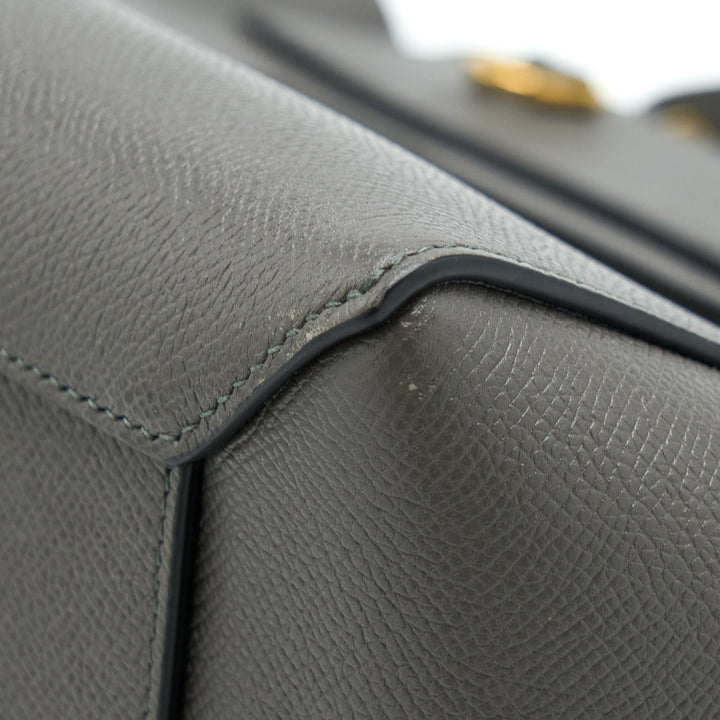 Top Quality Celine Belt Bag Grained Calfskin Grey