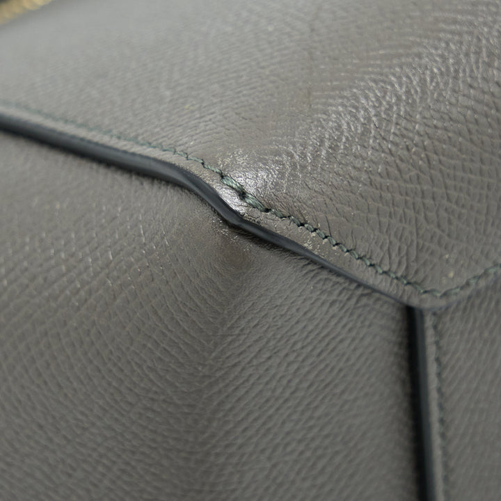 Celine Belt Bag Grained Calfskin Grey