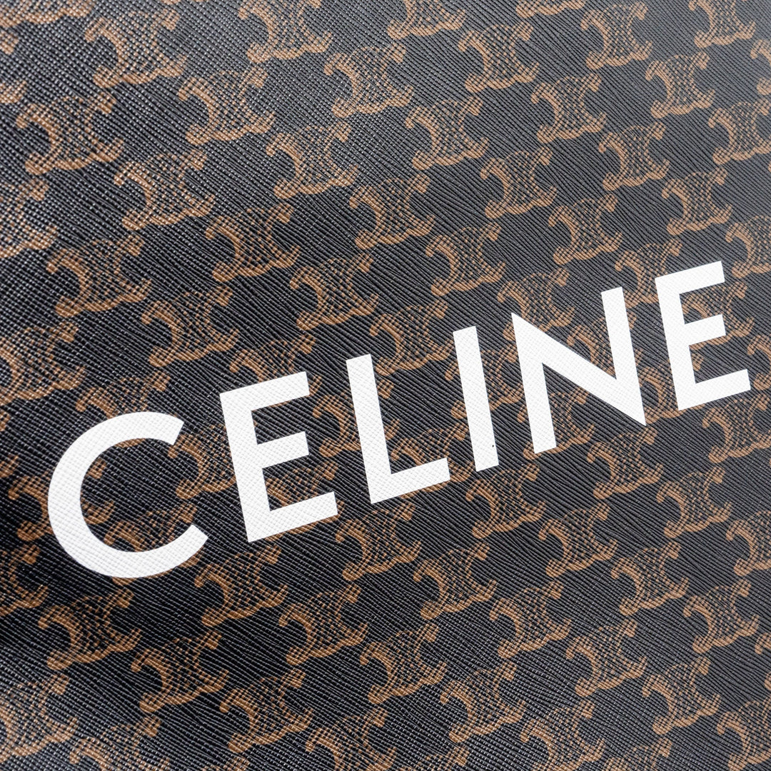 Top Quality Celine Vertical Cabas Triomphe Canvas/ Leather