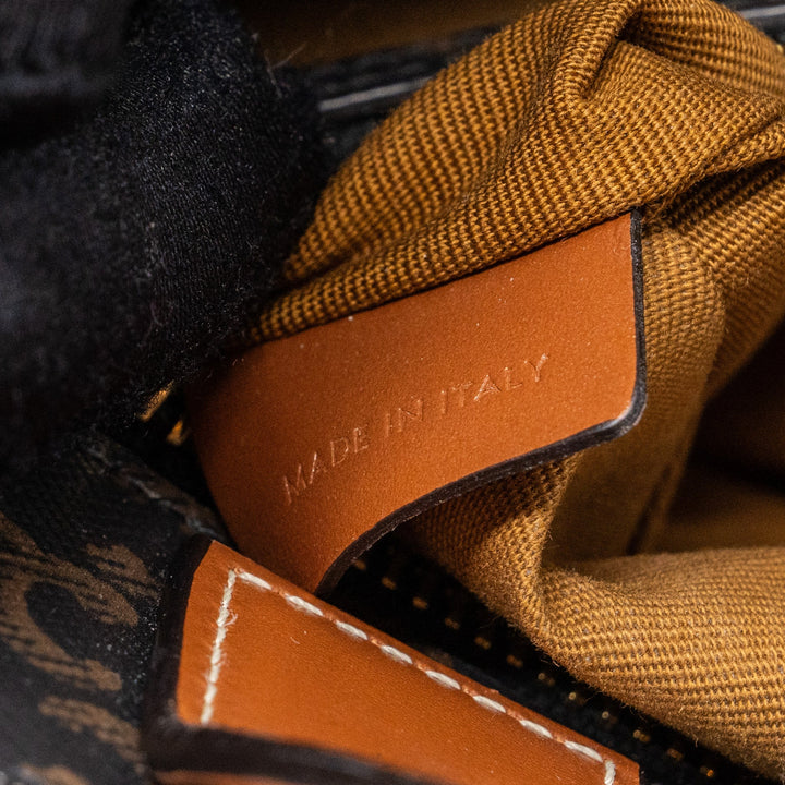 Celine Vertical Cabas Triomphe Canvas/ Leather
