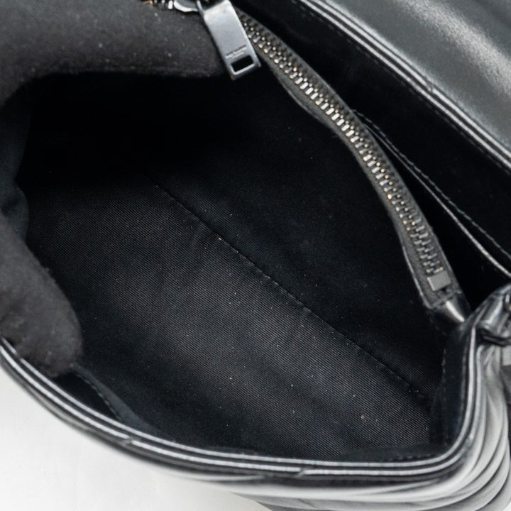 Saint Laurent/YSL Small Loulou Bag Calfskin So Black