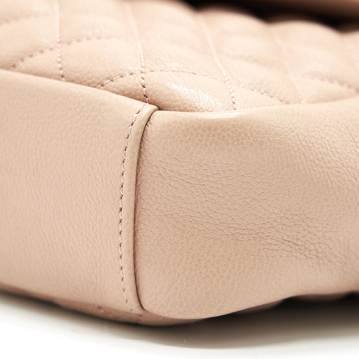Saint Laurent Monogram Envelope Bag Dusty Rose