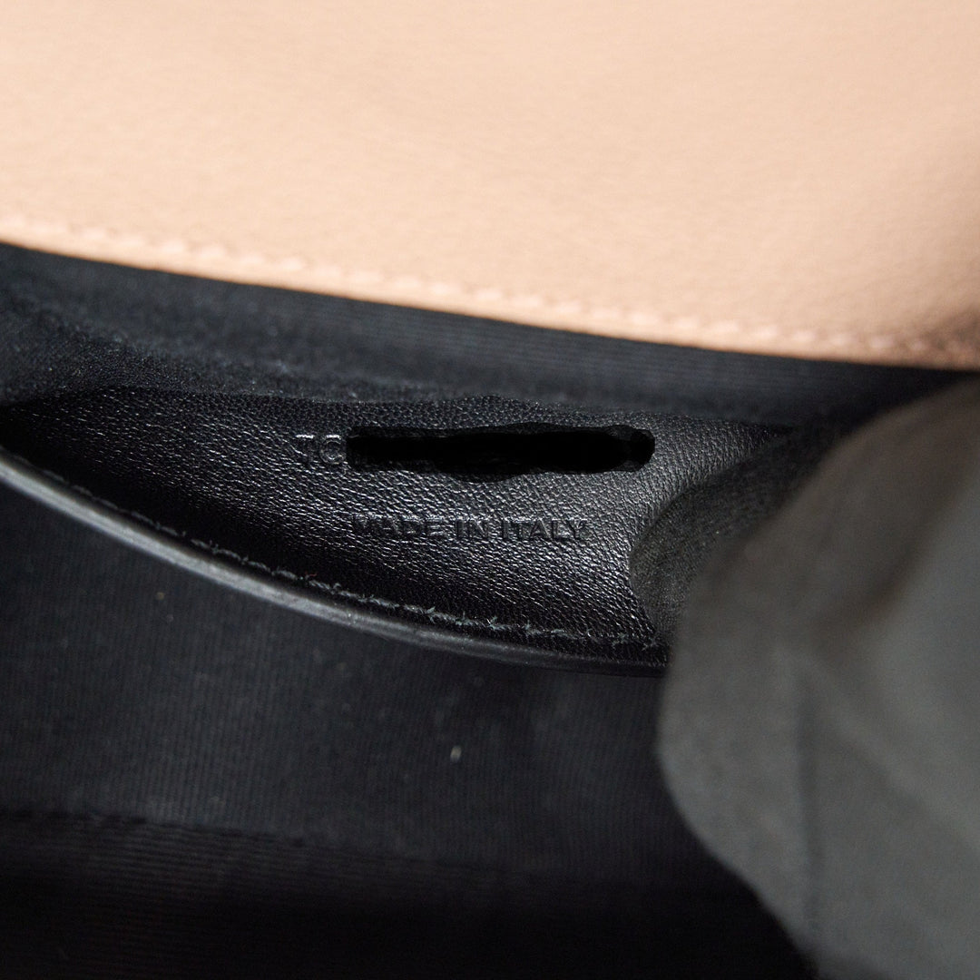 Saint Laurent Monogram Envelope Bag Dusty Rose