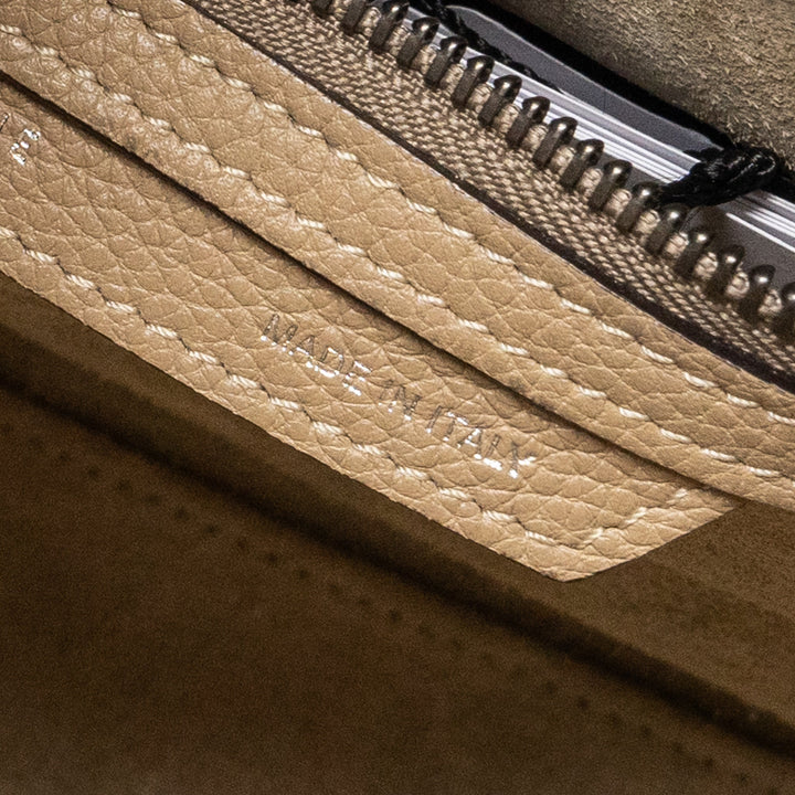 Celine micro luggage bag calfskin dune