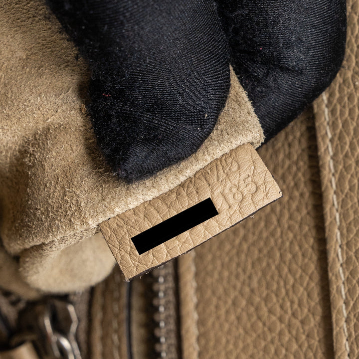 Celine micro luggage bag calfskin dune