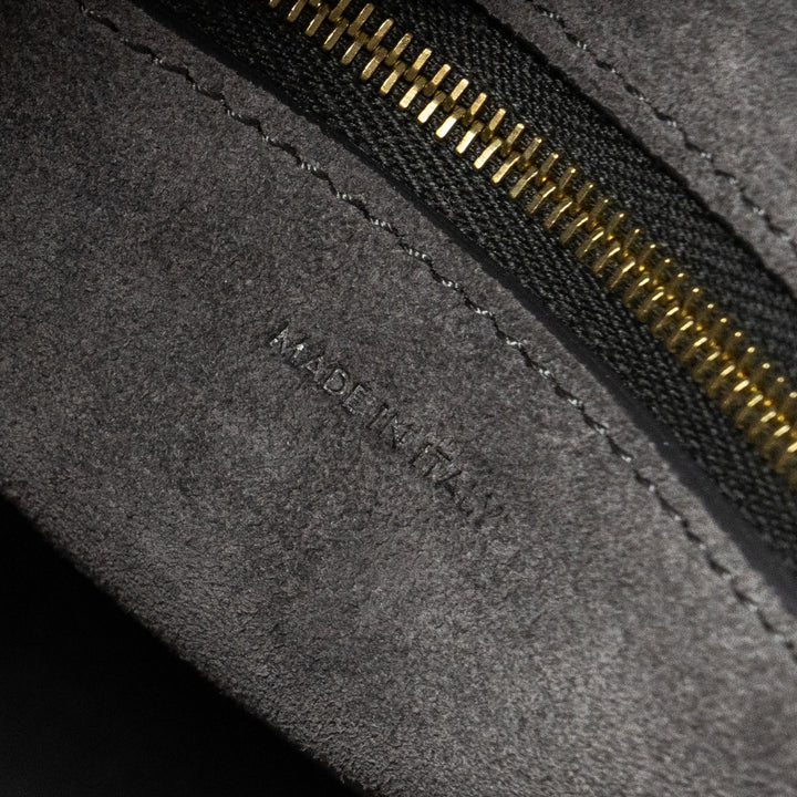 Celine Sangle Bucket Grained Calfskin Grey