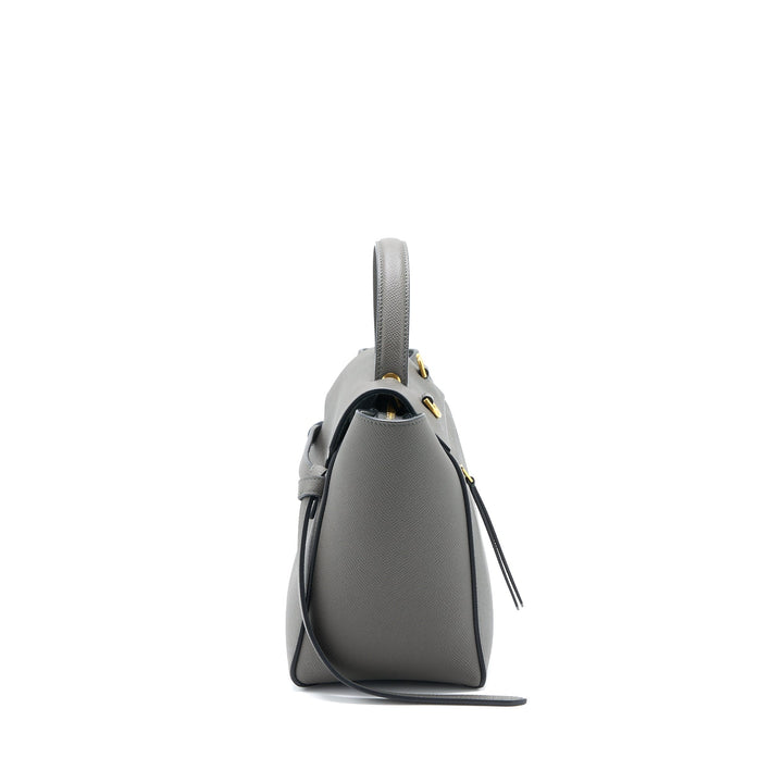 Celine Micro Belt Bag Grained Calfskin Grey