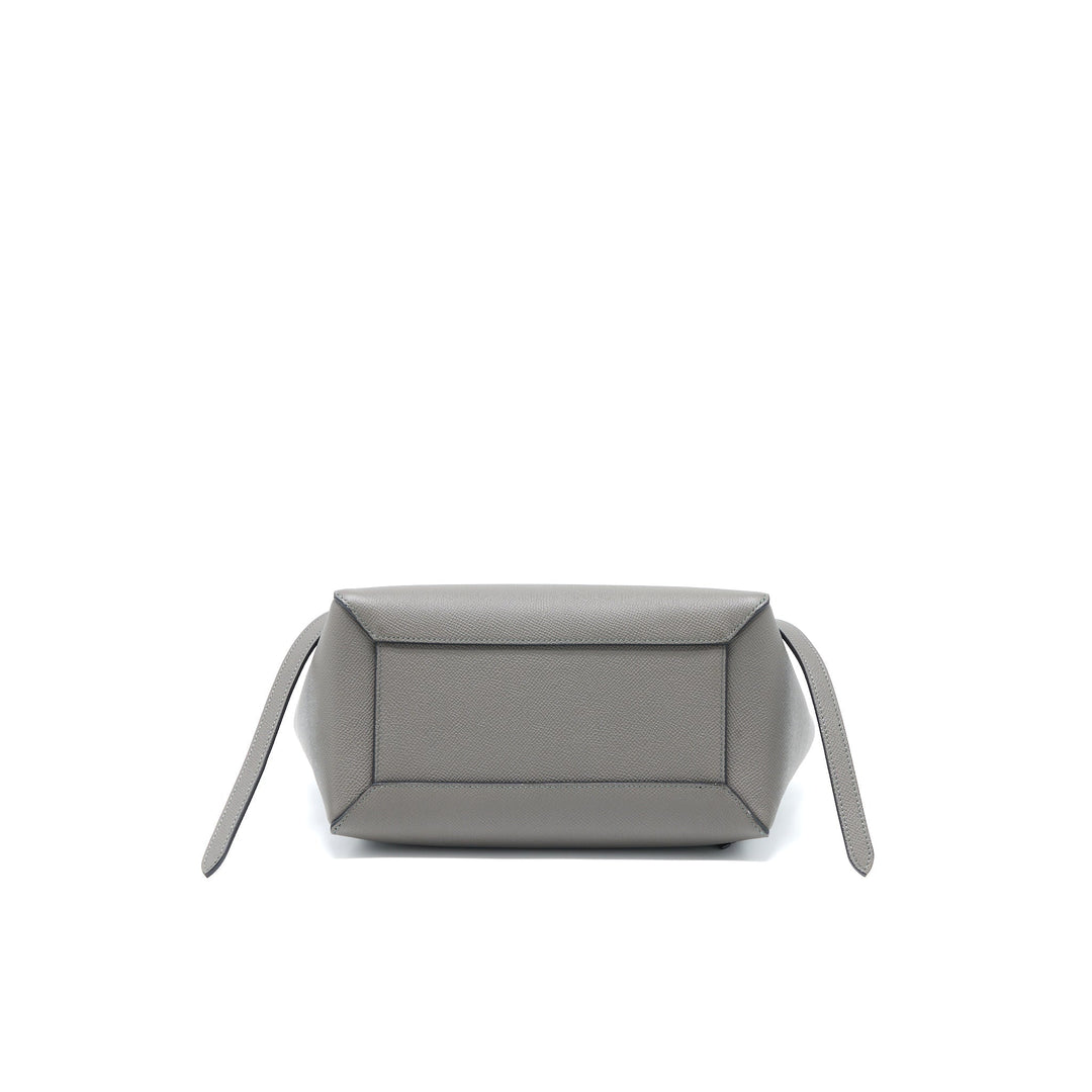 Celine Micro Belt Bag Grained Calfskin Grey