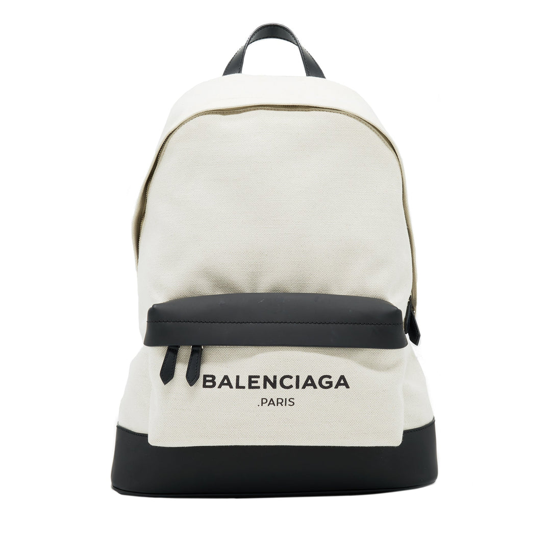 balenciaga Canvas Backpack Black