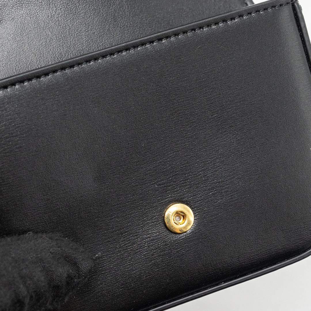 Celine mini Claude shiny calfskin black